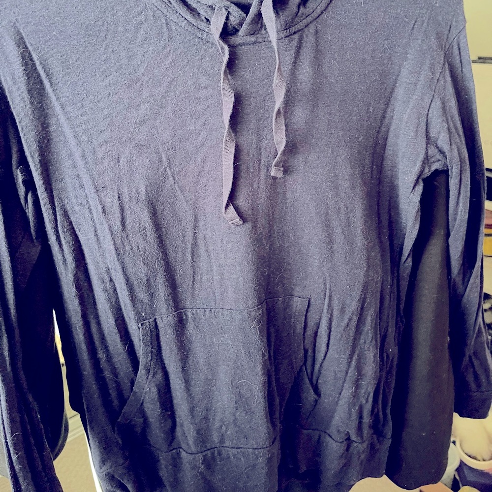 Light pullover hoodie